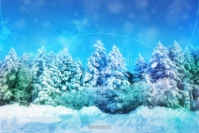 ブログ記事用無料イメージ画像：冬のシリーズ冬の風景（１）｜素材スタジオ